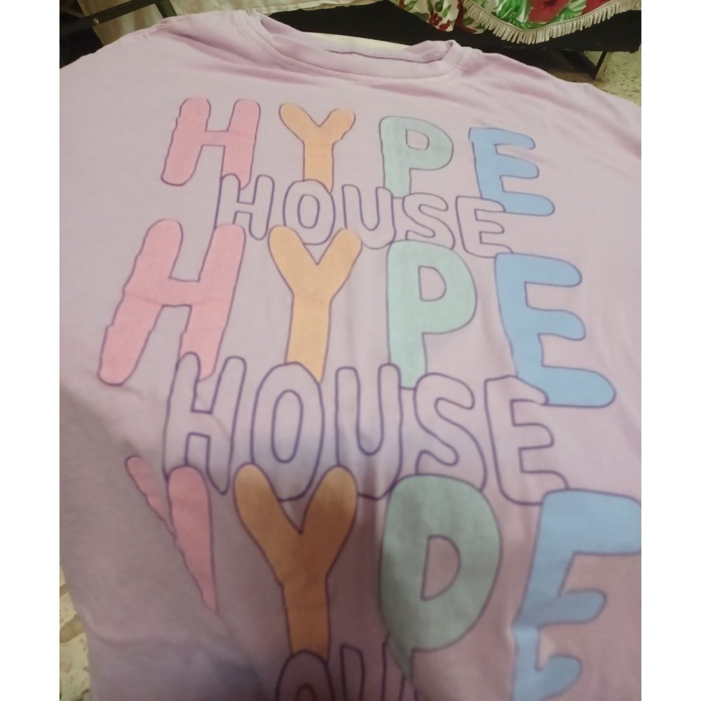 Hype House 2021 T-Shirt Small Lavender 100% Cotton